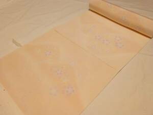  new goods silk cloth * long kimono-like garment ( length ground .)* pink ground .. mountain pattern. 