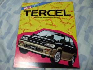 * Toyota [ Tercell ] catalog /1984 year / beautiful goods 