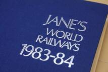 【値下！送料込！】JANE'S WORLD RAILWAYS 1983-84 世界の鉄道年鑑　ジェーン年鑑_画像1