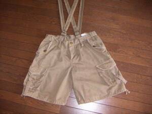  prompt decision * beautiful goods! Olive des Olive suspenders attaching short pants 