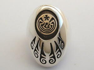 [HOPI ho piJason Takala①]K14meiz feather ring #