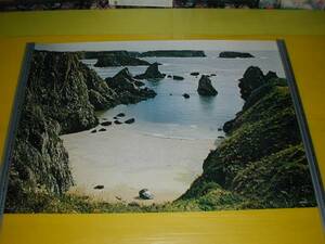 *[ world. scenery sea 1655/ poster [80 period thing unused 