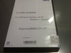 CA ARCserve Backup r12 for Windows @キー付@ NEC Express5800専用