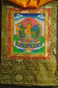 Art hand Auction ◆Manjushri Bodhisattva Thangka/Peinture bouddhiste/Mandala-2, ouvrages d'art, peinture, autres