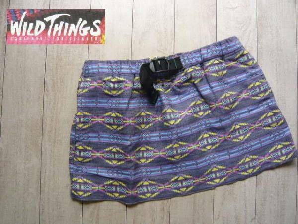 WILD THINGS ワイルドシングス PATTERNED Skirt S in 新品 スカート