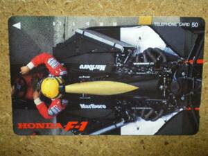 F1/AS1* Honda Marlboro Senna telephone card 