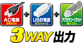 3 according. output terminal . smartphone USB. small size consumer electronics . use convenience ) small size . high power! inferior goods. other company manufactured goods . pressure . make ground strongest quality inverter 65W next year repeated increase tax!