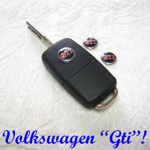 ♪お得送込 VW GTI キー & etc. エンブレム 14㎜X3個セット !!!