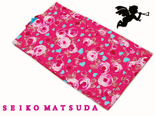 【タグ付き未使用品】SEIKO MATSUDA プロデュース浴衣　白地バラ柄 タグ付き未使用品】SEIKO MATSUDA プロデュース浴衣 黒地バラ柄