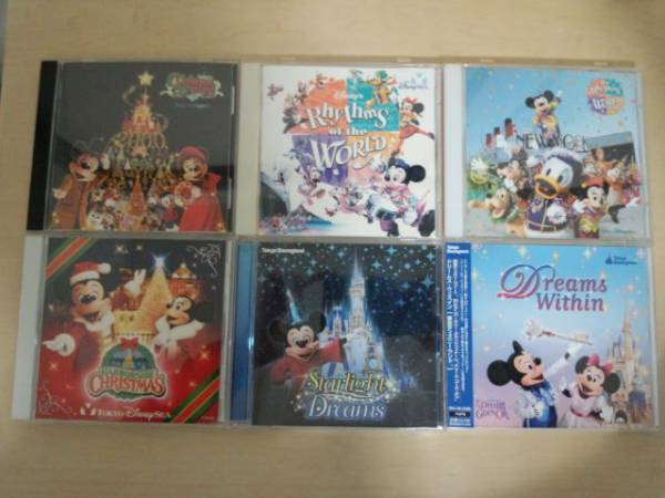 東京ディズニーランドCD6枚セット★ ディズニーシーDISNEY