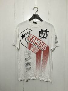 ☆FAMOUS 半袖Tシャツ M フェイマス スケート 全面プリント