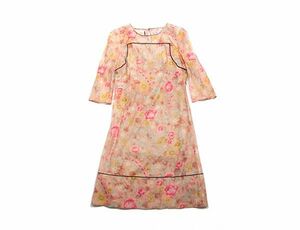 未使用 マルニ シルクミックス ワンピース 38(S-Mサイズほど) MARNI ★ ボタニカル 花柄