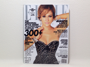 洋雑誌 ELLE US No.278 10.2008 Jennifer Lopez 送料180円/e1