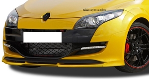  Renault Sport Megane 3 RS front lip spoiler aero / bumper apron diffuser splitter cover trim 