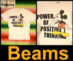 ★激レア！★Beams X ミッキー コラボ Tシャツ★P.O.P.T★M