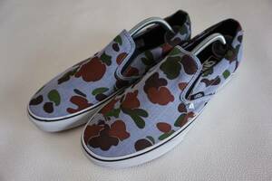 SALE!! VANS SLIPON 水色ベース HBT 迷彩 US5 (23cm) アメリカ企画限定!! バンズ スリッポン