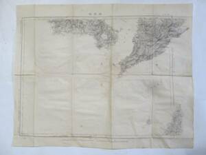 古地図　開聞嶽(鹿児島県) 20万分の1地勢図◆昭和22年発行