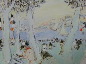 Art hand Auction 吉恩·富萨罗, 圣特罗佩湾, 极为罕见的带框画, 包含新框架, 绘画, 油画, 抽象绘画