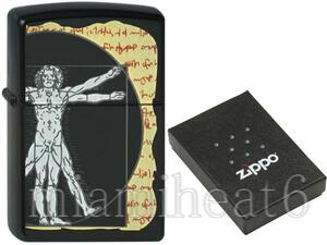 送料140円★新品★Zippo レオナルド・ダ・ヴィンチ ウィトルウィウス的人体図