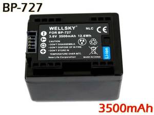  new goods remainder amount display possible Canon BP-727 interchangeable battery HF R52 / HF R62