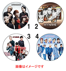 MYNAME マイネーム 缶バッチ バッジ 7.5cm 001