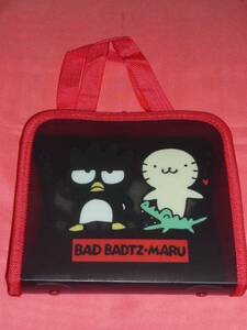  ultra rare!2010 year Sanrio Bad Badtz Maru character clear tote bag 