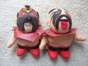  The * load Warrior z/ animal & Hawk soft toy / Professional Wrestling 