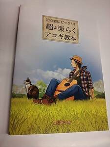 初心者にピッタリ!超・楽らくアコギ教本 入門書もスコアも1冊で