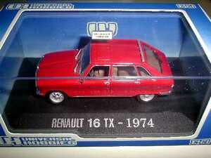 UH 1/43 RENAULT ルノー16TX 1974 (レッド)