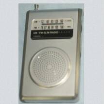 小型名刺サイズFM/AMラジオAR-190 K-20　O-5_画像1
