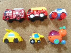  fire-engine etc. for baby toy 6 point set 