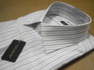 百貨店ブランド*CHOYA SHIRT FACTORY APOLLOCOT*サイズ L 41-84*綿100% 高級Yシャツ 形態安定加工