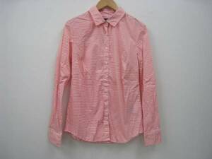  Tommy Hilfiger pink border shirt M