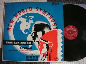 【LP】ドヴォルザーク/新世界(RLP199-4米国REMINGTON1951年DVORAK/NEW WORLD SYMPHONY深溝ラベル初期MONO盤GEORGE SINGERウィーン交響楽団)