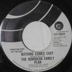 Robinson Family - Nothing Comes Easy - Ode ■ funk breaks 45