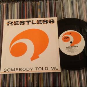 RESTLESS 7inch SOMEBODY TOLD ME ネオロカビリー