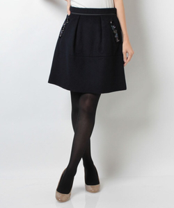  new goods Apuweiser-riche pocket biju- tuck skirt 2