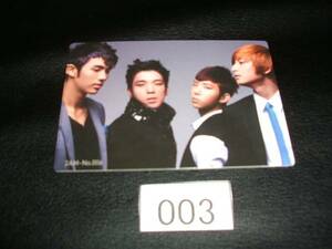 韓流◆K-POPカード 003◆【2AM】　1種◆ロッテ限定