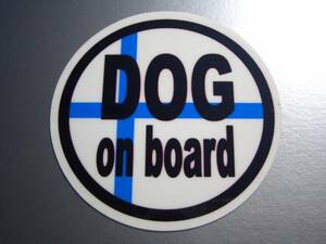 ｒ1●DOG on boardフィンランド国旗ステッカー●in CAR 犬が車に乗ってます☆ペット ヨーロッパ EU(1