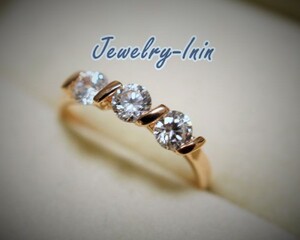 [ free shipping ] stylish brilliancy high class Swarovski ring ring #R0418