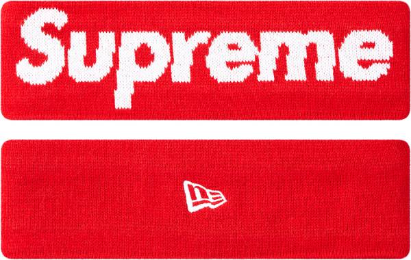 supreme ヘアバンド　赤 supreme ヘッドバンド赤