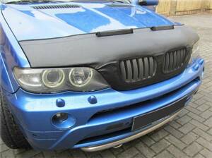 即納 1999-2006 BMW X5 E53 高品質 ノーズブラ フードマスク スポイラー/ フロント Bumper マスク Cover