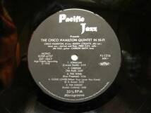 中古LP チコ・ハミルトン Chico Hamilton Quintet in Hi-Fi ハイファイ バディ・コレット ジム・ホール フレッド・カッツ カーソン・スミス_画像2