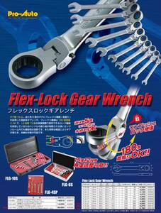 Pro-Auto Pro auto * Flex lock Gear Wrench 10 pcs set FLG-10S