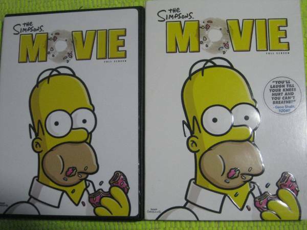 アメリカ製シンプソンズの英語版DVD・THE SIMPSONS MOVIE♪　