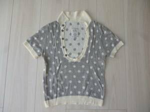 [ACANB]e- can Be dot cut and sewn the best gray *M*130cm*