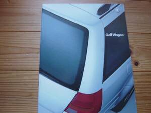 カタログ　VW　Golf 　Wagon　ゴルフⅣワゴン　0302　P38