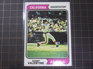 バレンタイン監督＜Topps74＞Valentine 現役時代 ロッテ