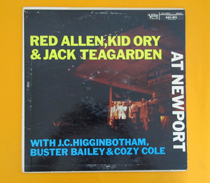 ◆RED ALLEN/KID ORY ◆VERVE 米 深溝 トランペット