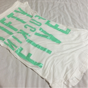  free shipping 55DSL FIFTY FIVE DIESEL diesel off shoulder long T-shirt One-piece fif tea five white beautiful goods 